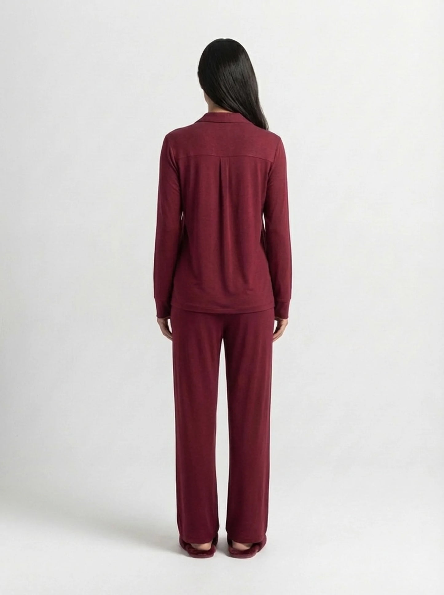 Pyjama femme bordeaux doux – Confort seconde peau | StayCosy