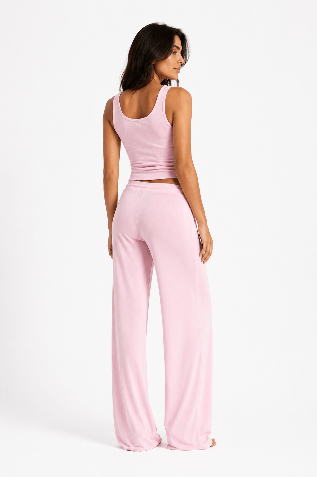 Ensemble Détente Femme en Modal Rose – Débardeur & Pantalon | StayCosy