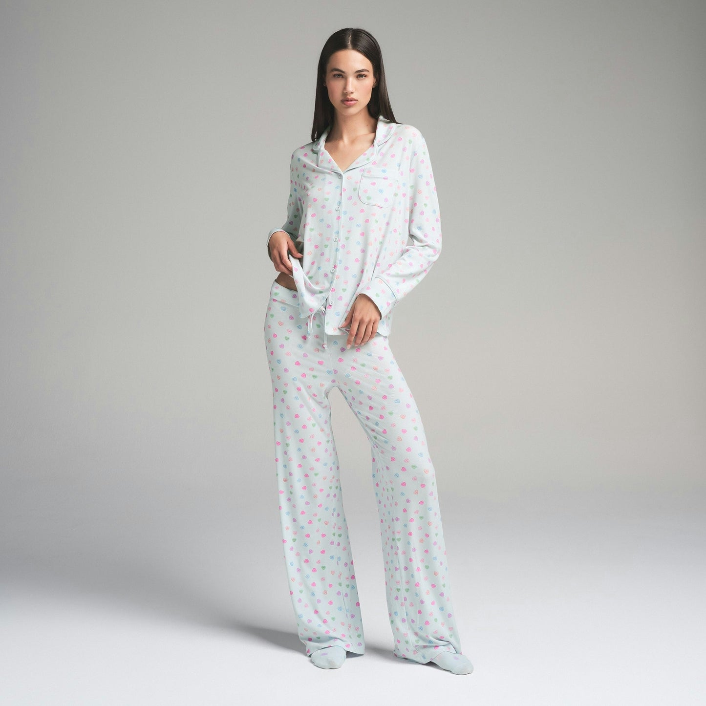 Pyjama femme coeurs doux – Confort seconde peau | StayCosy