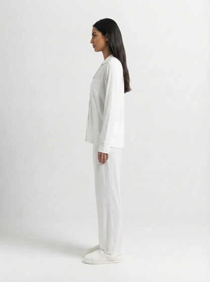 Pyjama femme blanc doux – Confort seconde peau | StayCosy