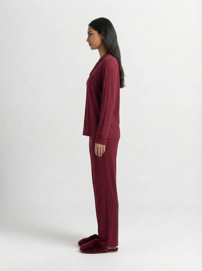 Pyjama femme bordeaux doux – Confort seconde peau | StayCosy