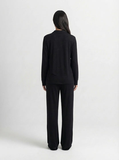 Pyjama femme noir doux – Confort seconde peau | StayCosy
