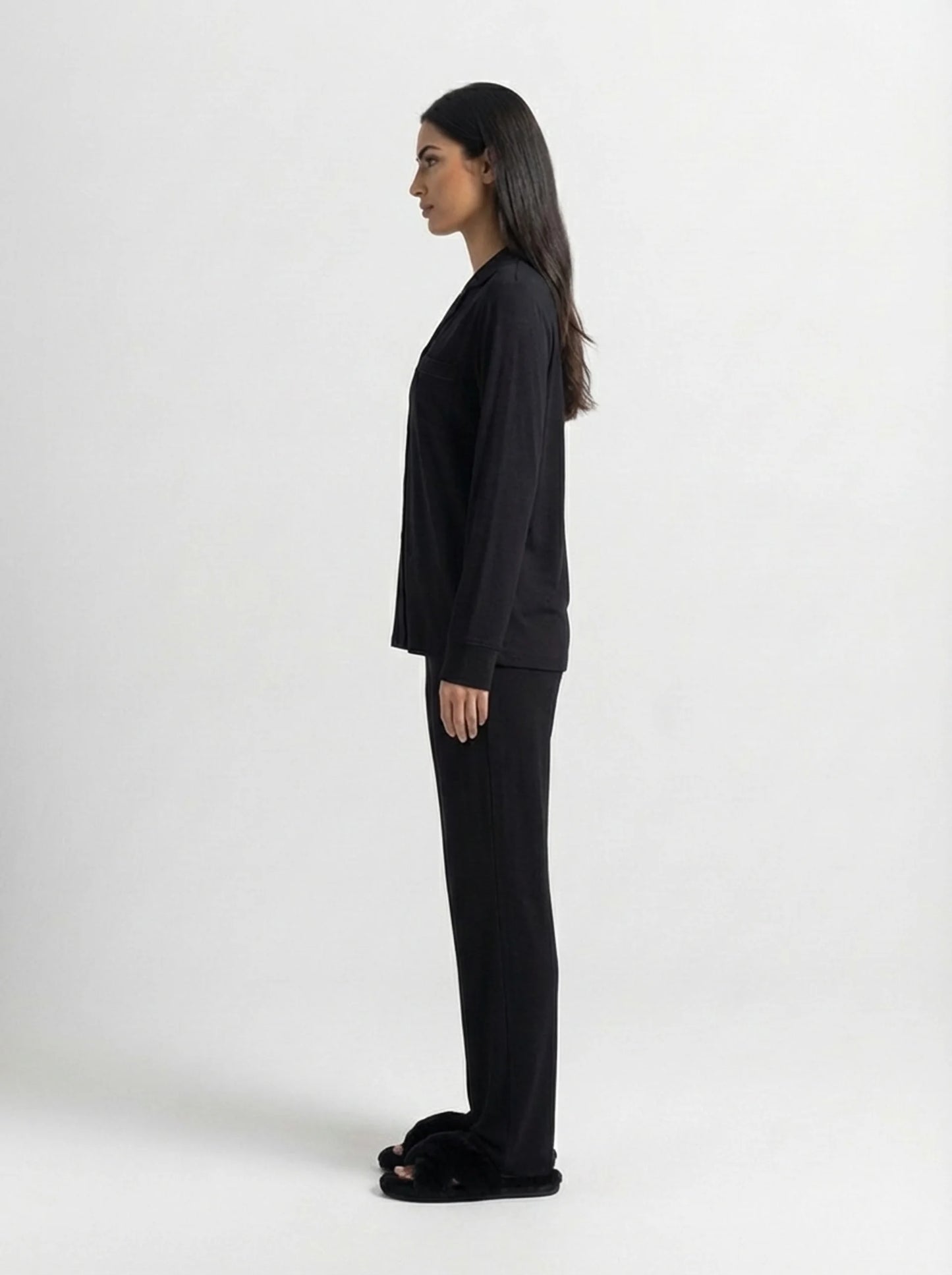 Pyjama femme noir doux – Confort seconde peau | StayCosy