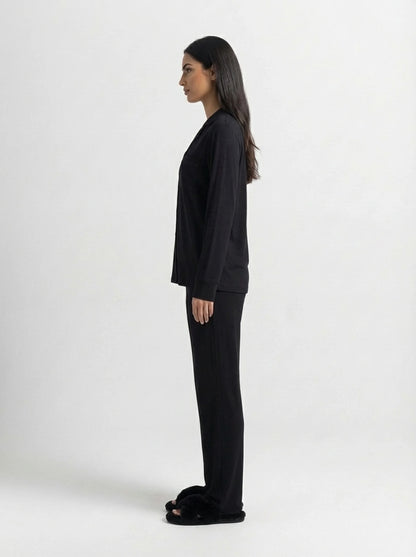 Pyjama femme noir doux – Confort seconde peau | StayCosy